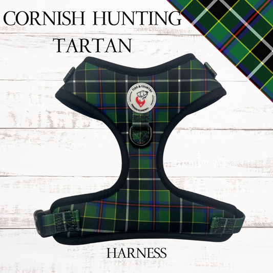 Cornish Hunting Tartan Dog Harness