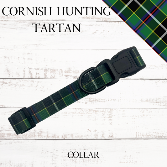 Cornish Hunting Tartan Dog Collar