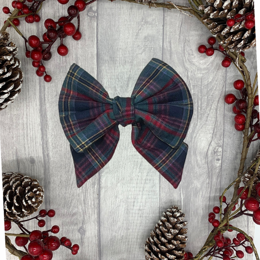 Burleigh tartan bow tie