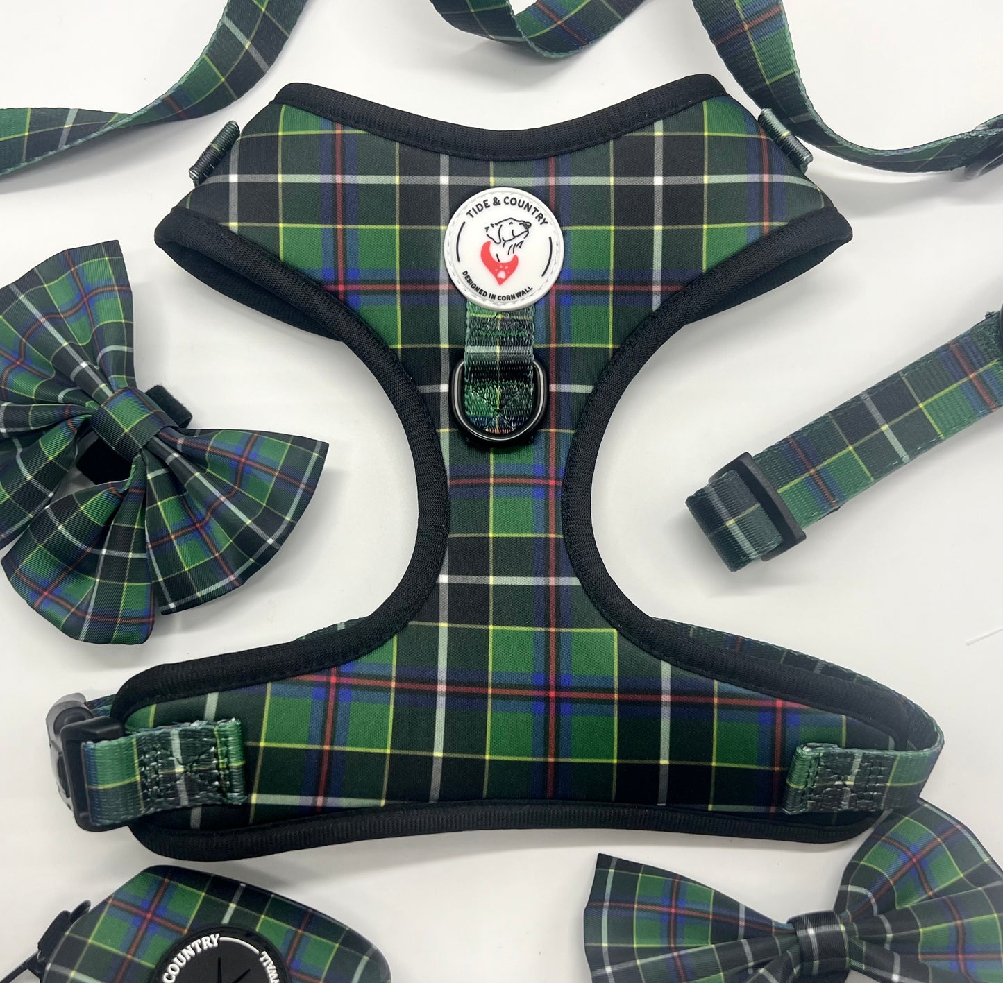 Cornish Hunting Tartan Dog Harness