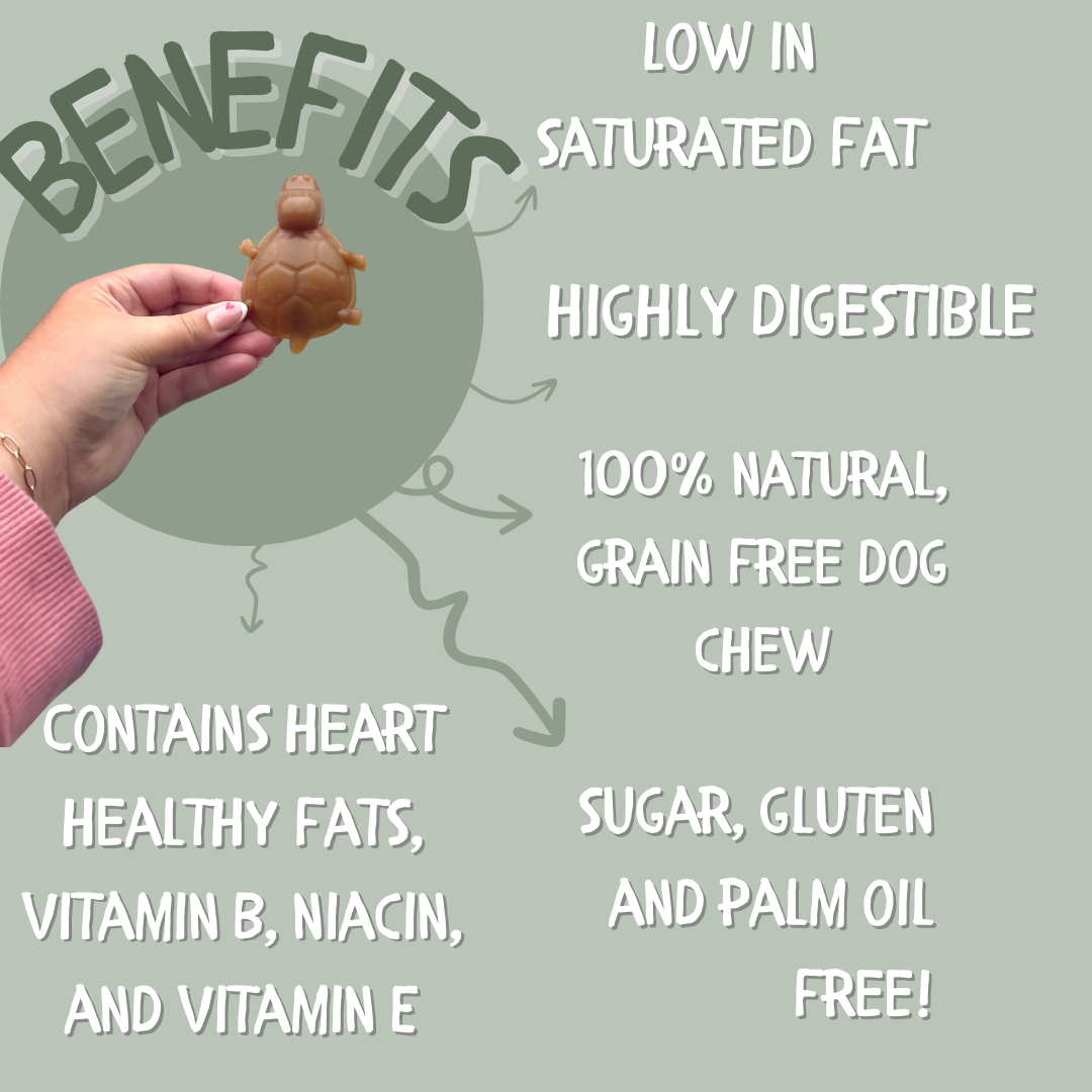 Peanut butter dog chew