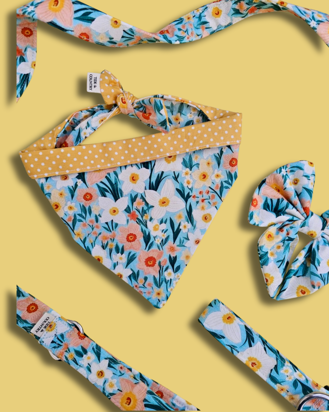 Spring daffodils bandana