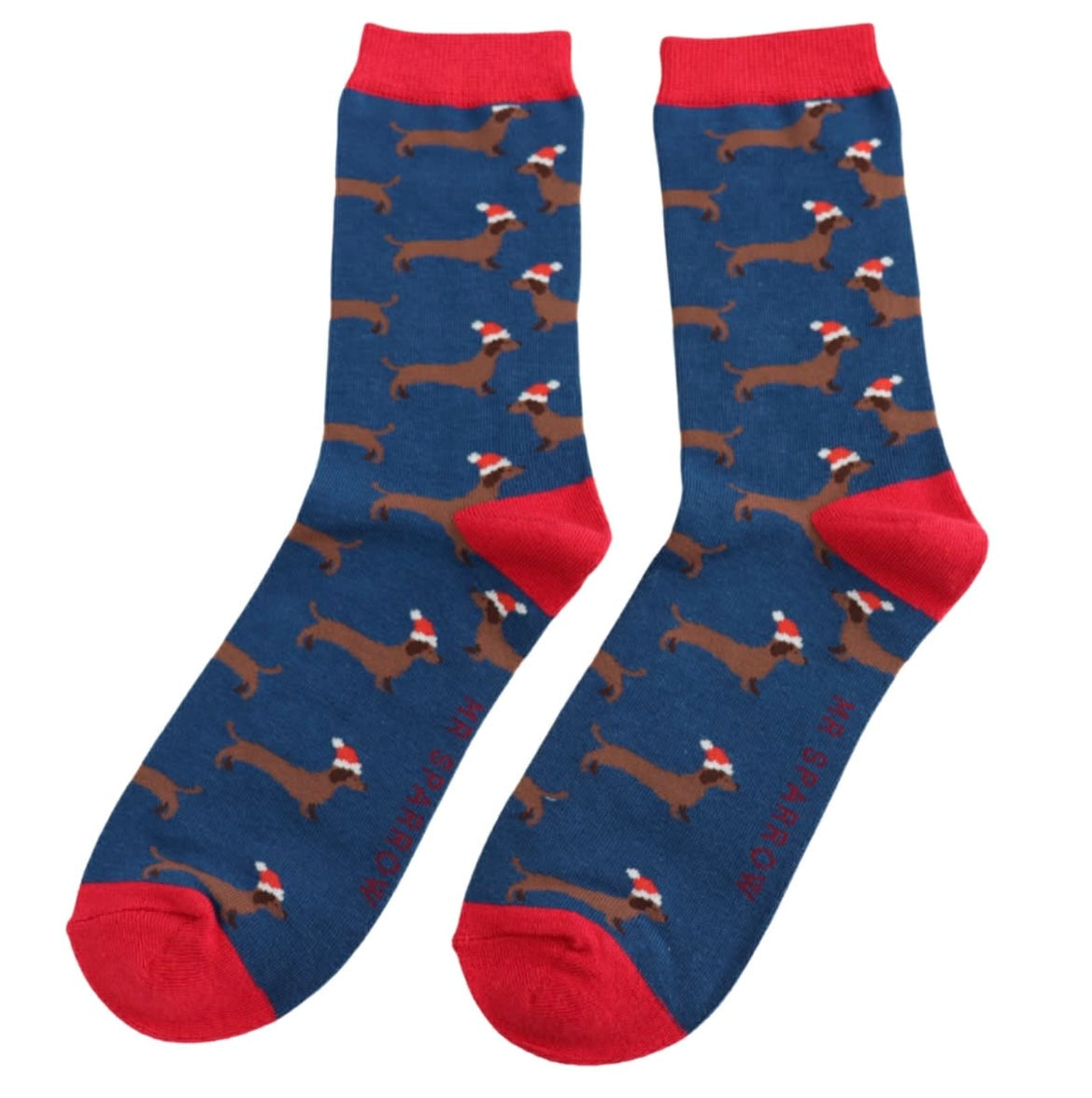 Christmas Daschund Men’s socks