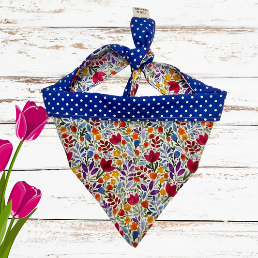 Lowenna floral dog bandana