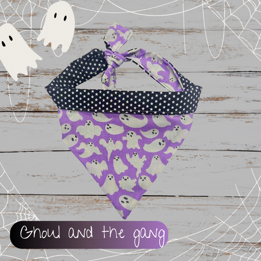 Ghoul and the gang dog bandana
