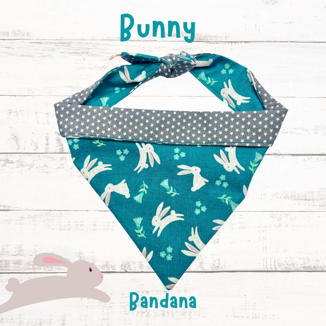 Bunny Easter dog bandana