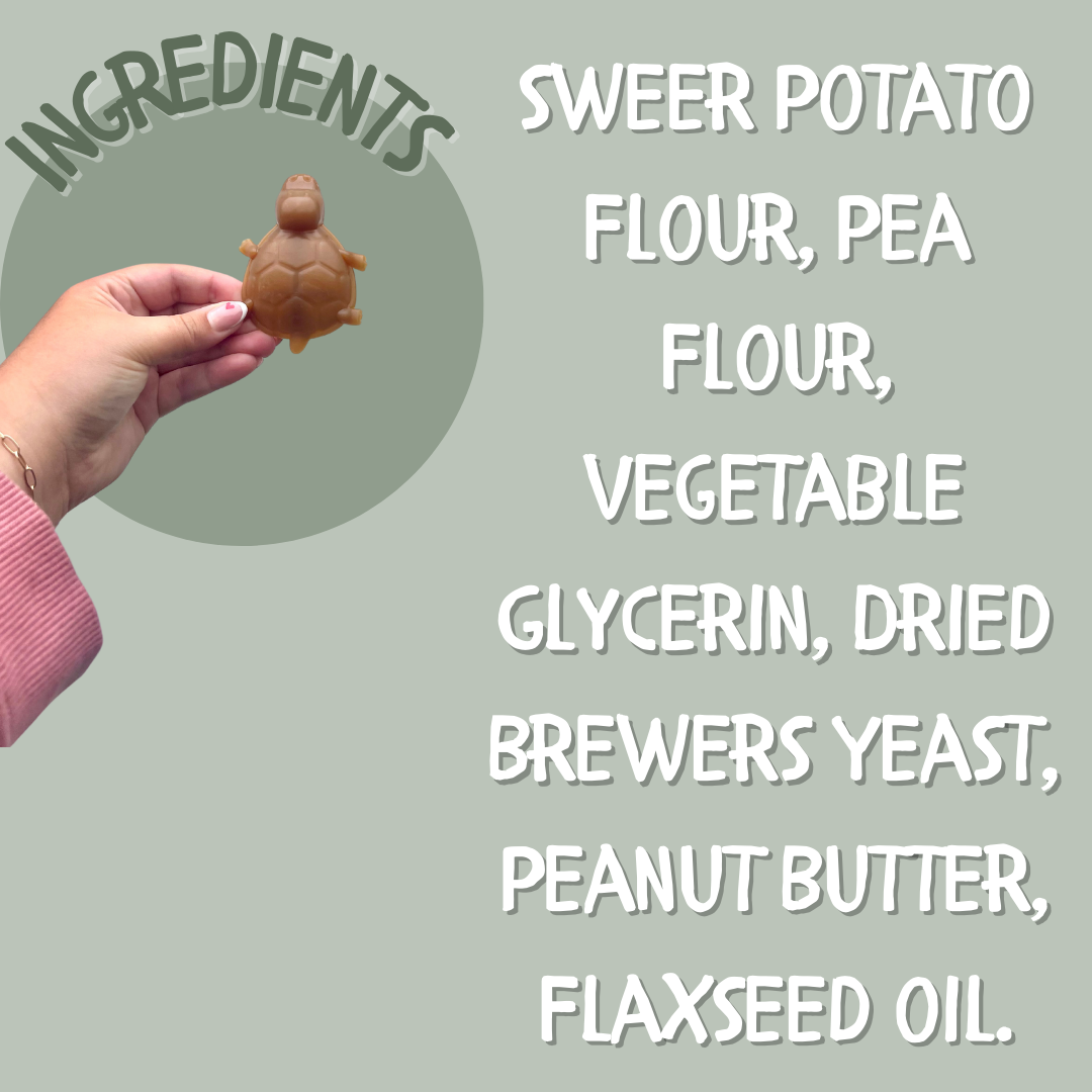 Peanut butter dog chew