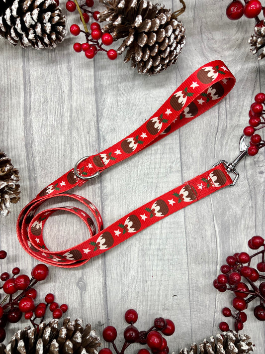 Paws Off My Pudding! Christmas Dog Lead