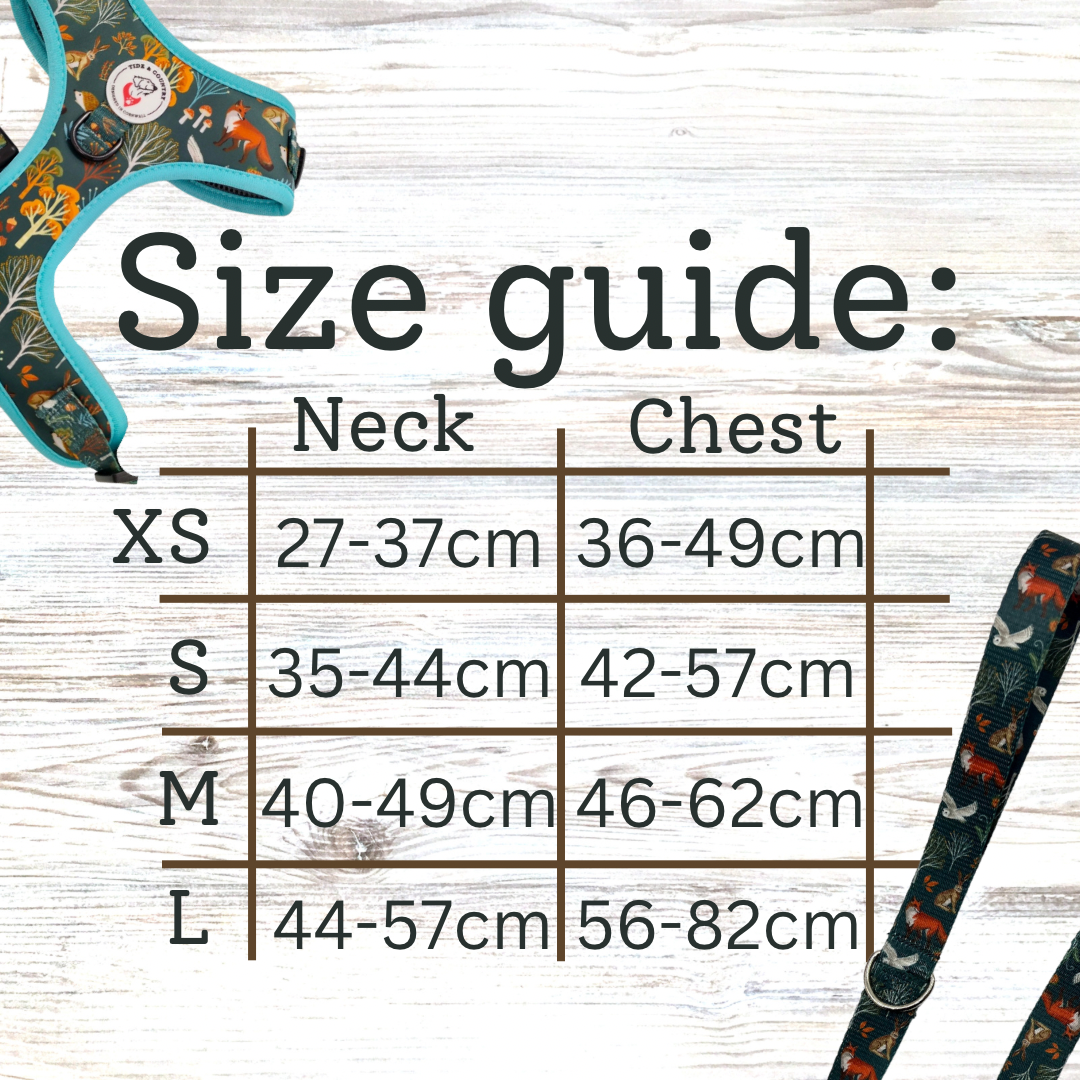 Forest & Fern dog harness
