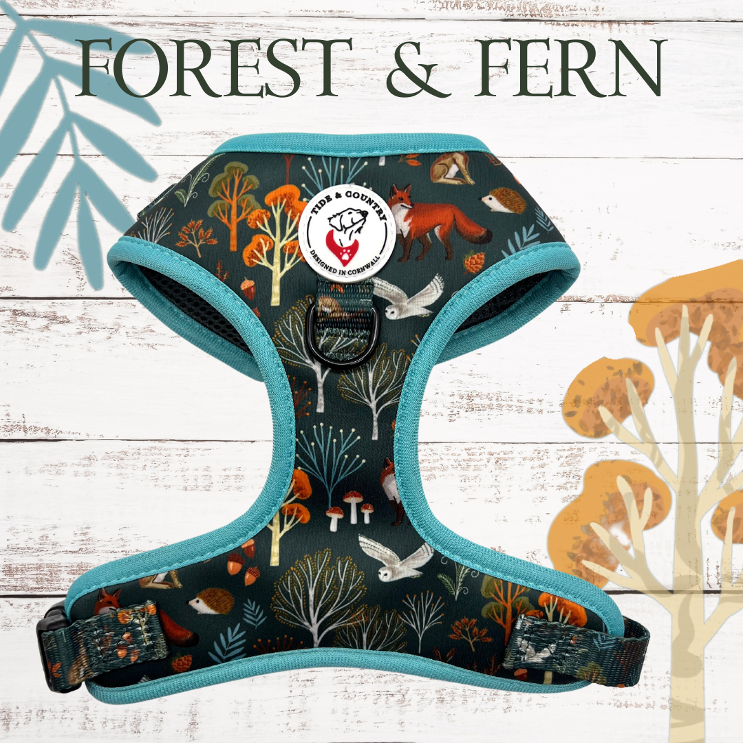 Forest & Fern dog harness - Wholesale
