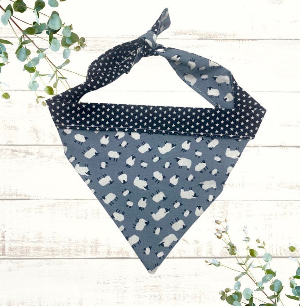Sheep print dog bandana - Wholesale