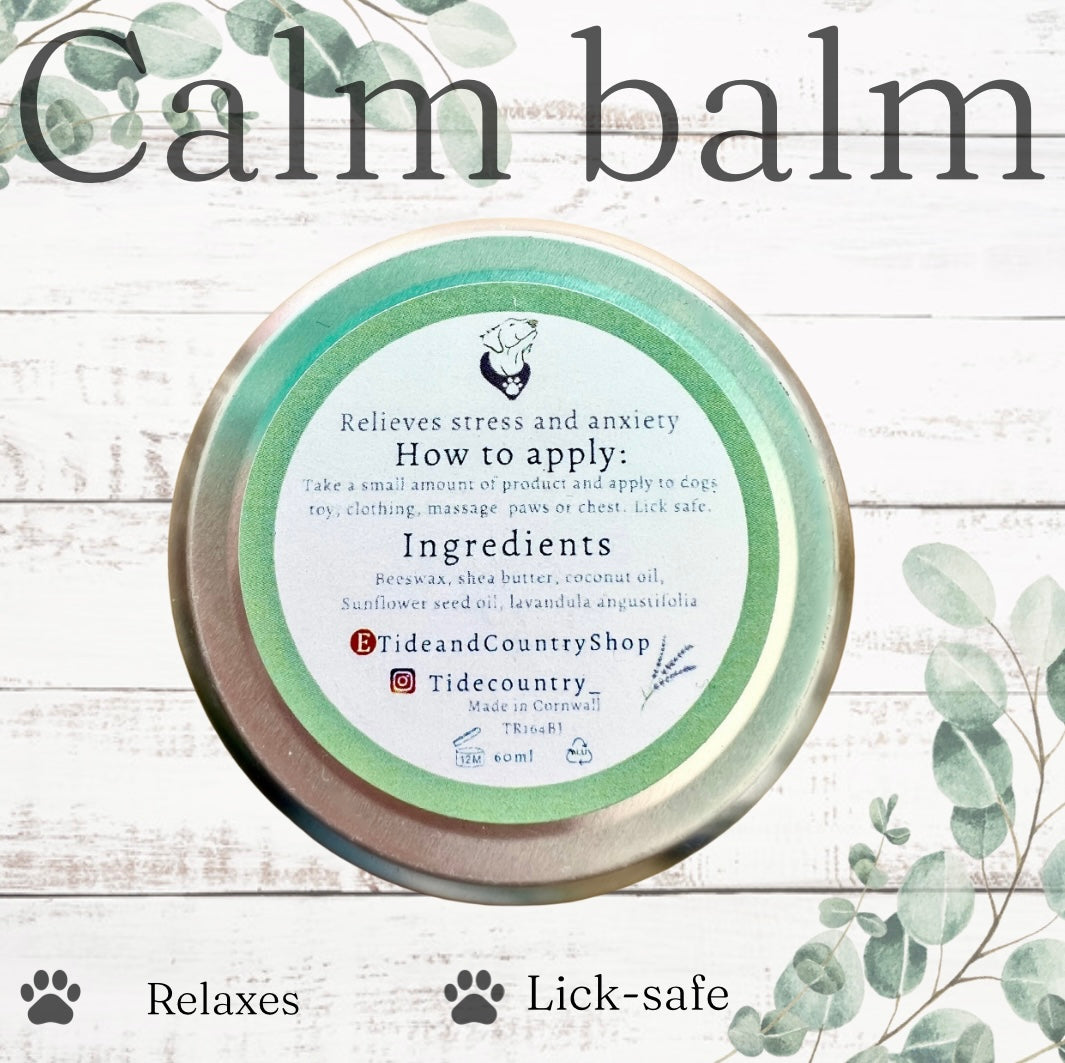 Handmade Natural Calming Balm for Dogs