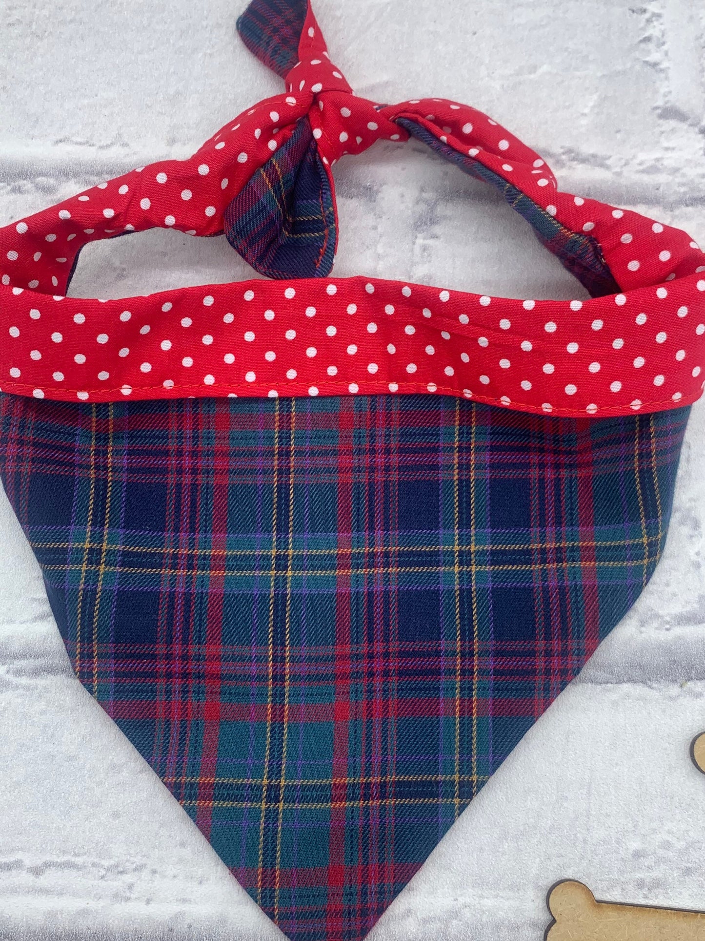 Burleigh tartan dog bandana