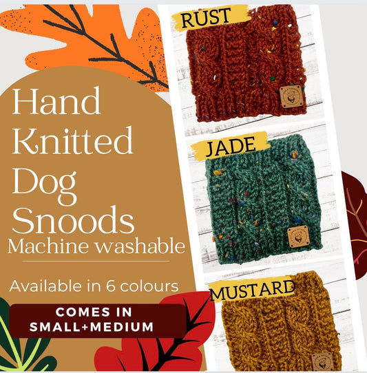 Hand Knitted Dog Snood