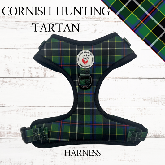 Cornish hunting tartan harness