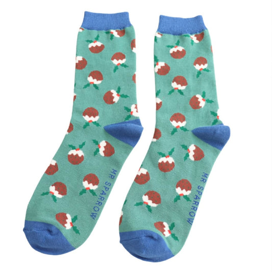 Christmas pudding Men’s socks