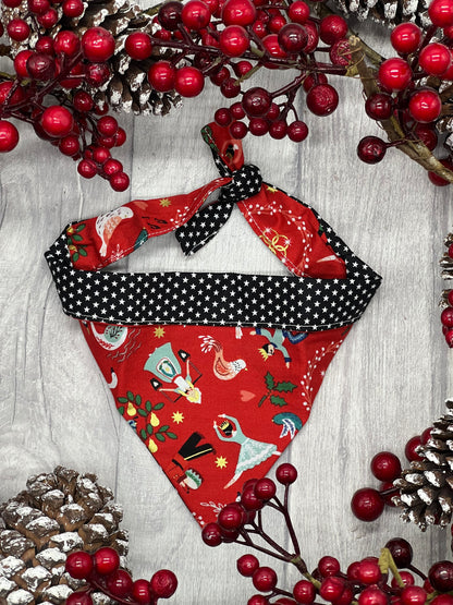 12 Days of Christmas Dog Bandana