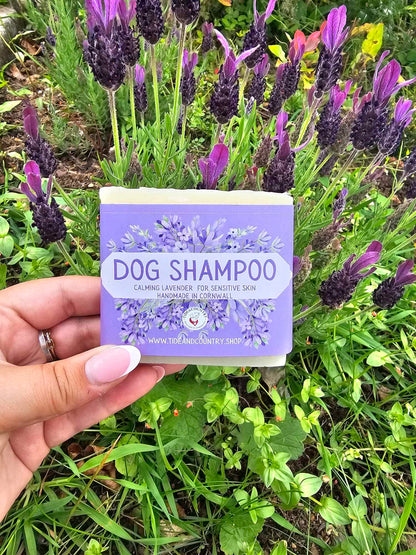 Natural dog shampoo bar