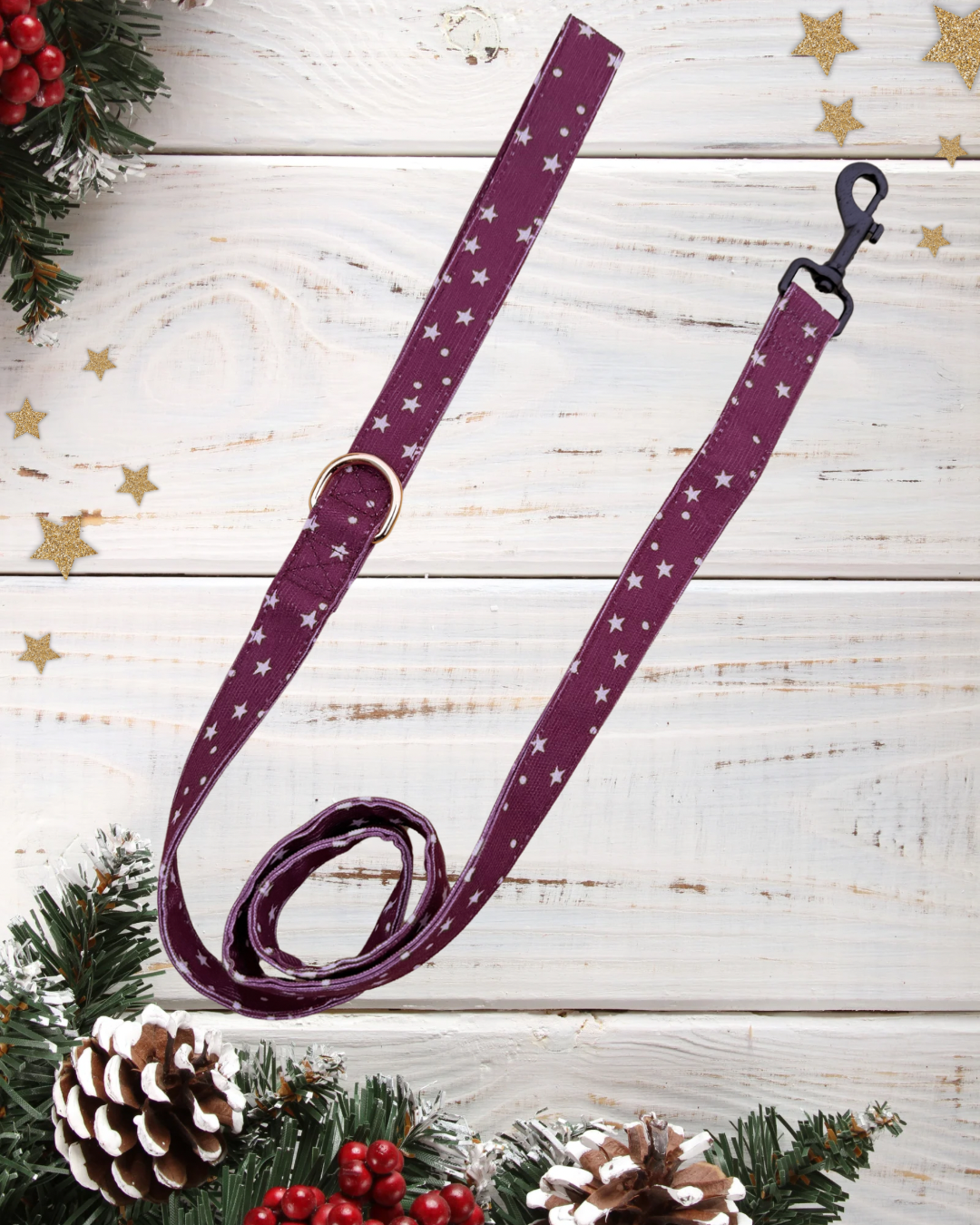 Merlot Corduroy Dog Lead