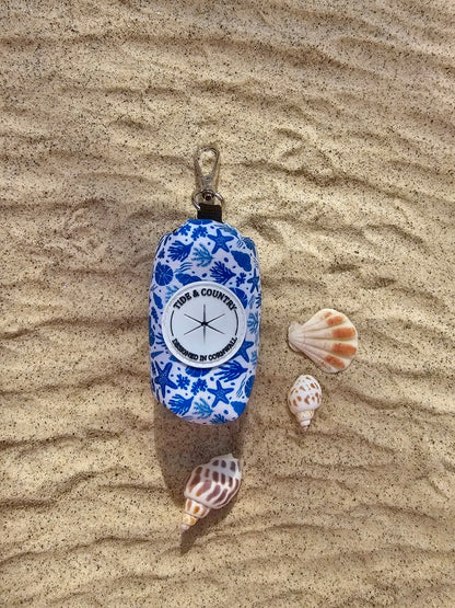 Sea shell poo bag dispenser