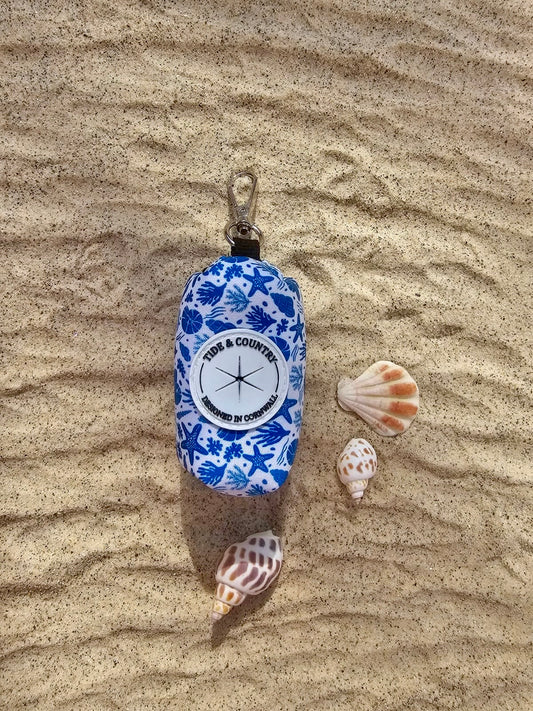 Sea shell poo bag dispenser
