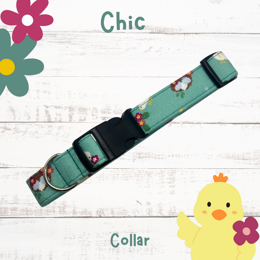 Chic Easter dog collar