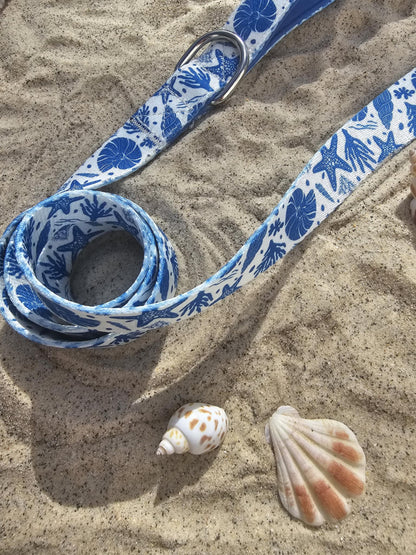 Sea shells dog lead
