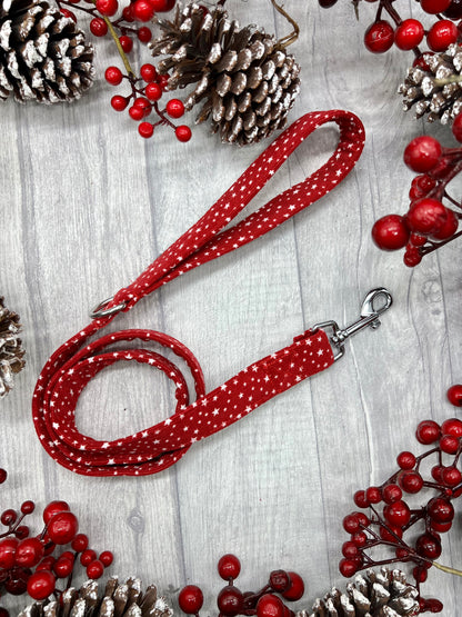 Berry red corduroy mini star lead