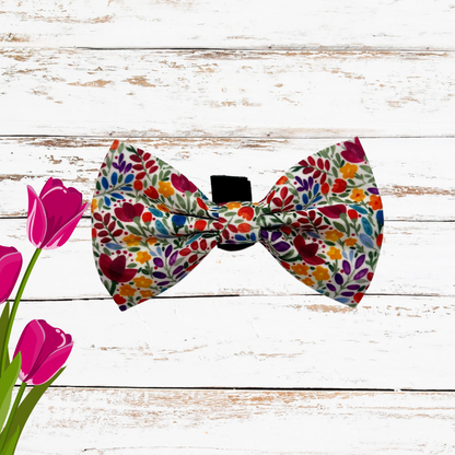 Lowenna floral bow tie