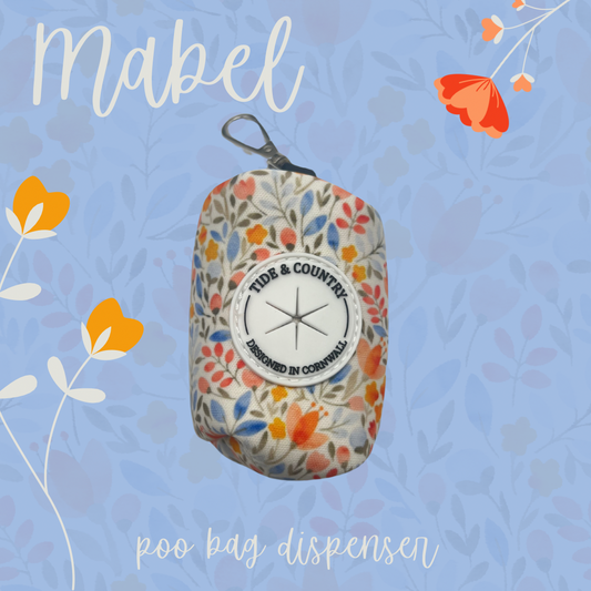 Mabel floral poo bag dispenser