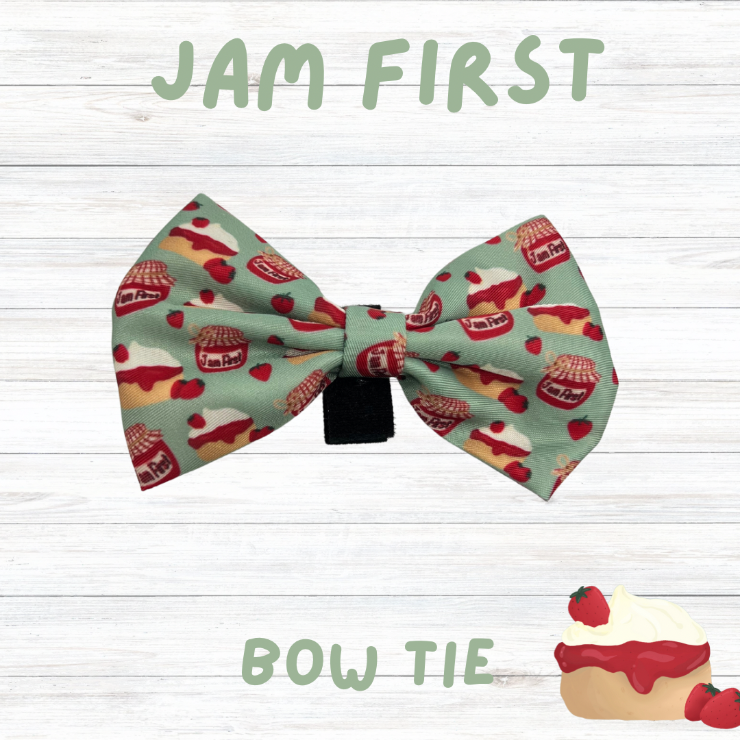 Jam first bow tie