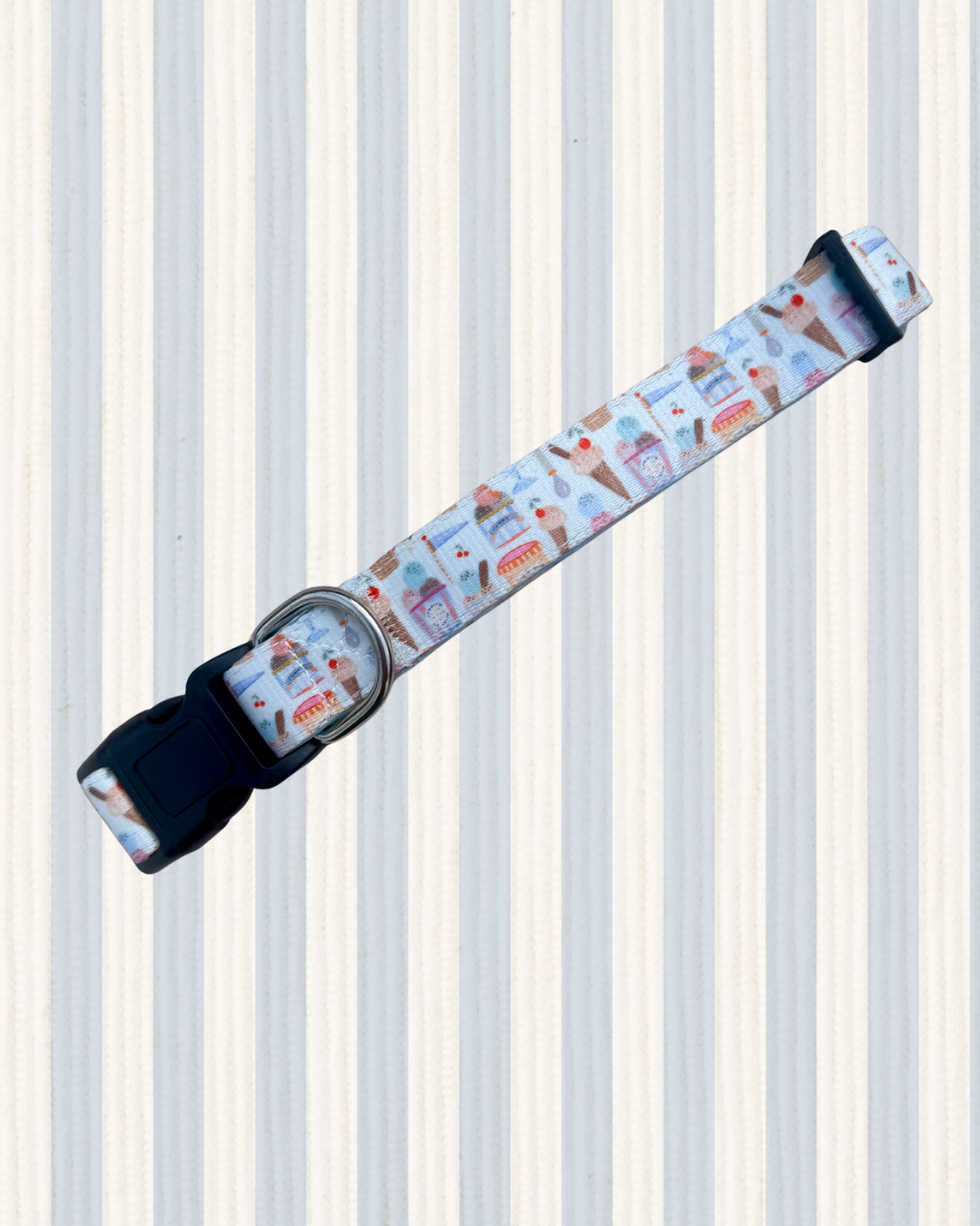 Sweet scoops ice cream dog collar