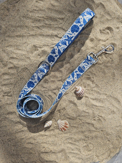 Sea Shell Dog Walkies Set (Harness, Collar & Lead)