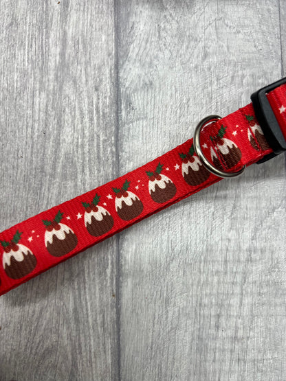 Paws Off My Pudding! Christmas Dog Collar
