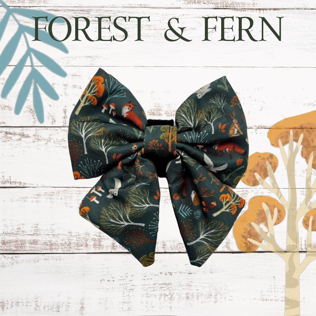 Forest & Fern sailor bow tie