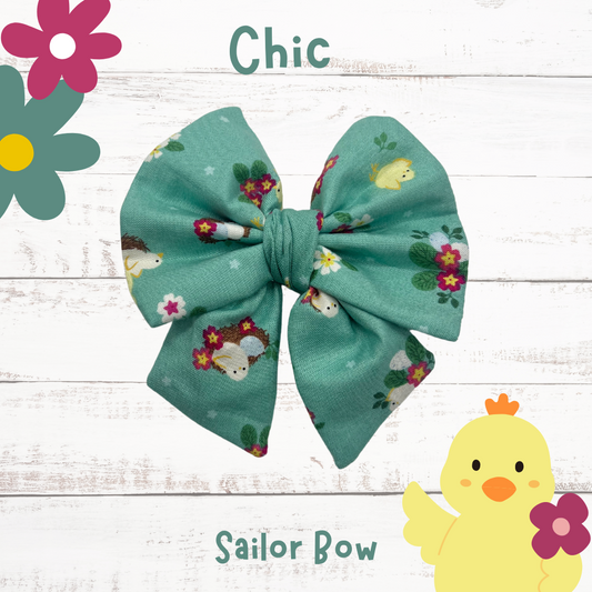 Chic easter  sailor bow