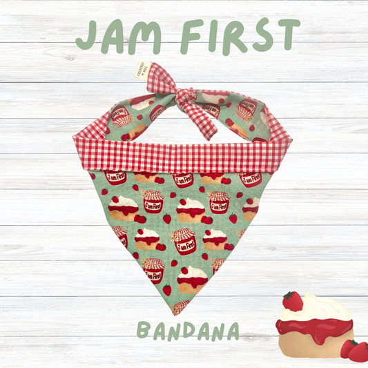 Jam first dog bandana