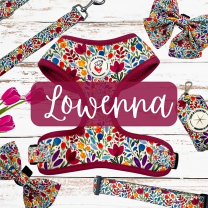 Lowenna floral sailor bow
