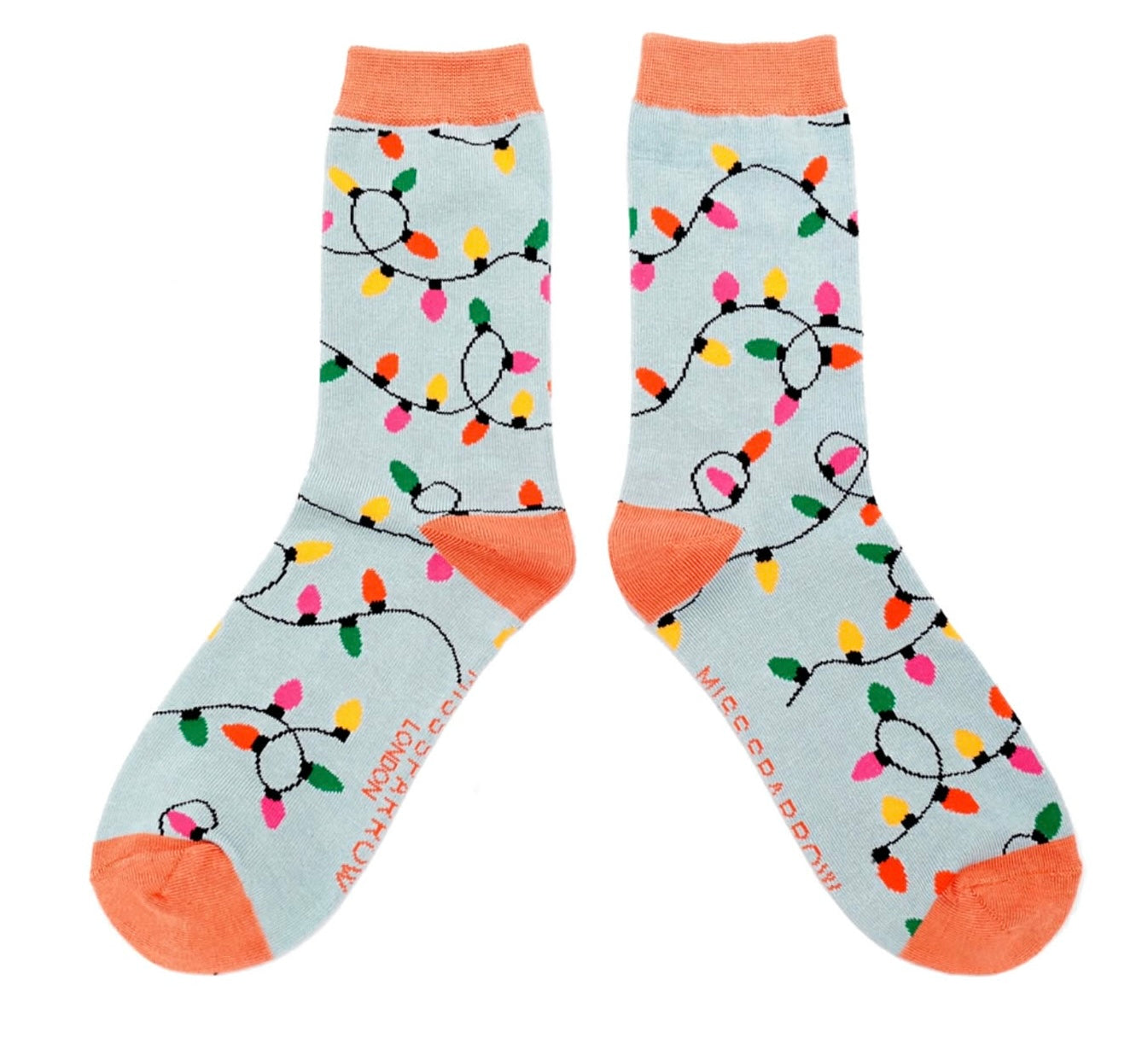 Christmas lights women’s socks