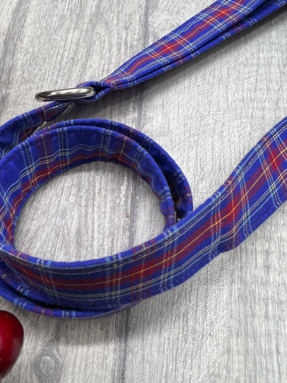 Morag purple tartan dog lead