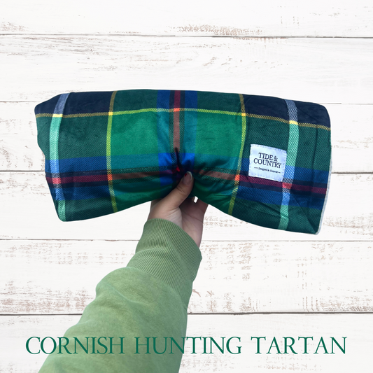 Cornish hunting tartan blanket