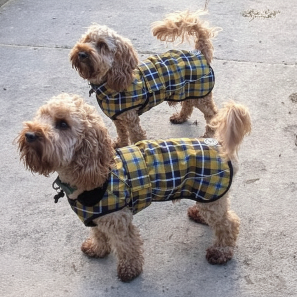 Cornish Tartan Dog Walkies Set (Harness, Collar & Lead)
