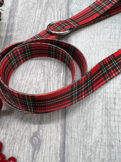 Stewart tartan dog lead