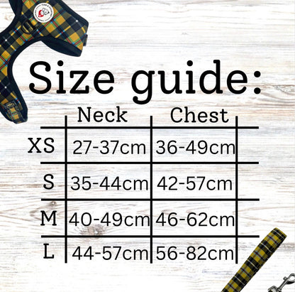 Cornish Hunting Tartan Dog Harness