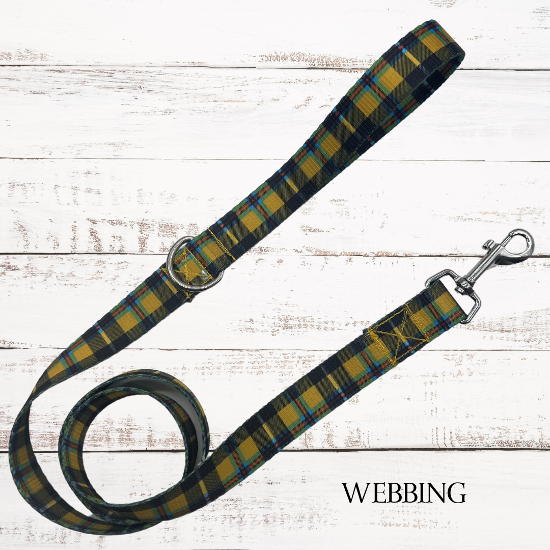 Cornish Tartan Dog Walkies Set (Harness, Collar & Lead)