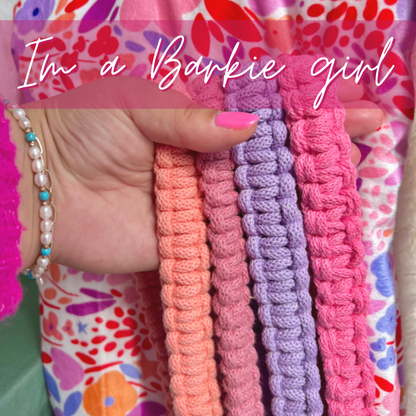 Im a Barkie Girl macrame lead