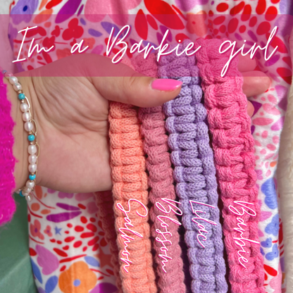 Im a Barkie Girl macrame lead