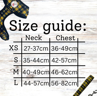 Cornish Tartan Dog Harness