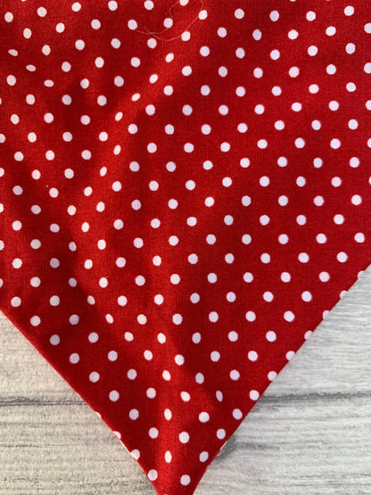 Bright and beautiful poppy reversible dog bandana
