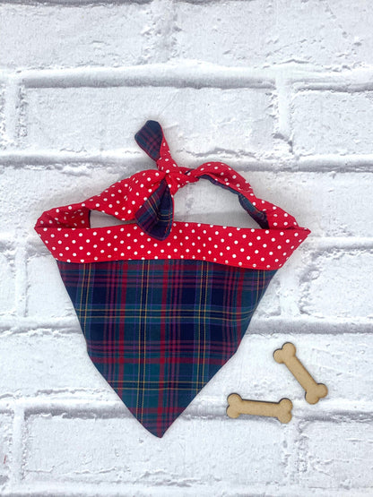 Burleigh tartan dog bandana